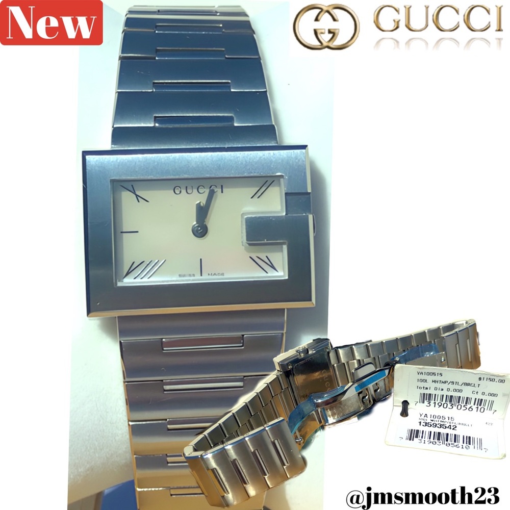 🆕 Gucci mother of pearl bracelet watch